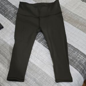 Lululemon Dark Green High-Rise Leggings